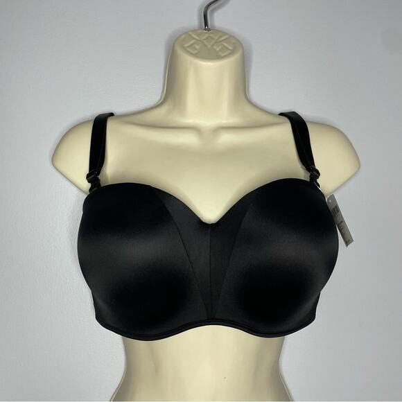 Soma Stunning Starlet Multi-Way Strapless Bra Black 36DD Crisscross Back - Picture 2 of 8